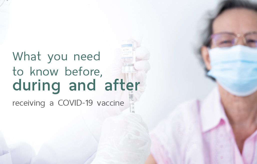 What you need to know before, during and after receiving a Covid-19 vaccine